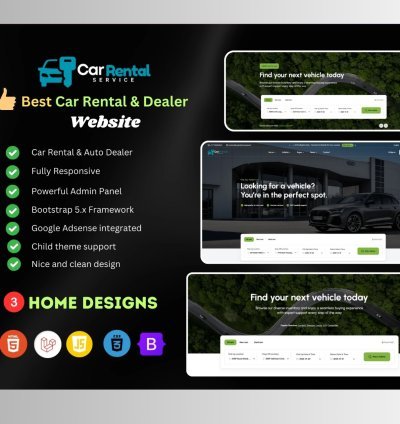 CarRental - Car Rental Booking System Website