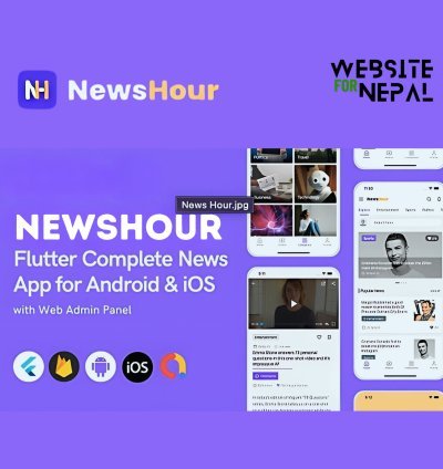 News Hour - Flutter News App for Android & iOS with Admin Panel